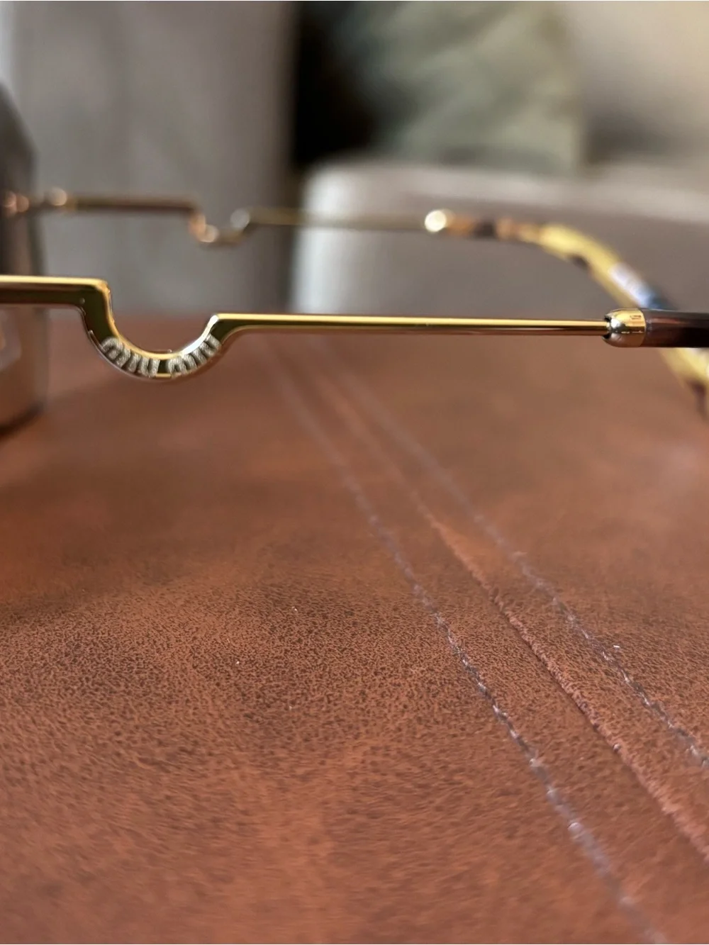 Miu Miu Women's Oversized Brown Gradient Sunglasses